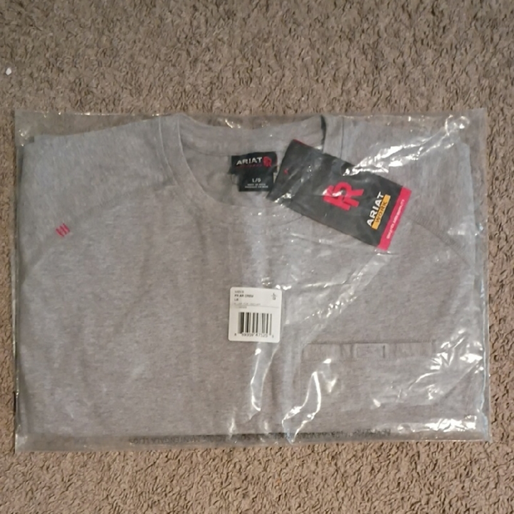 Ariat Heather Gray Pocket Tee